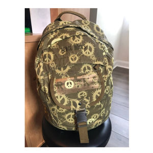 Peace Rocks Organic Cotton Backpack